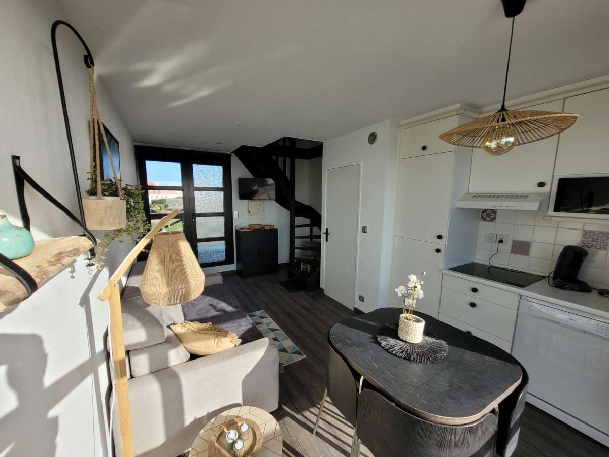 Duplex Neuf Avec Balcon Vue Mer, Parking Prive Et Wifi - 2 Pers, Proche Commerces - Fr-1-675-19 Appartement Wimereux Buitenkant foto
